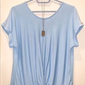 Baby Blue Summer Blouse